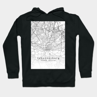 Johannesburg South Africa City Map Hoodie